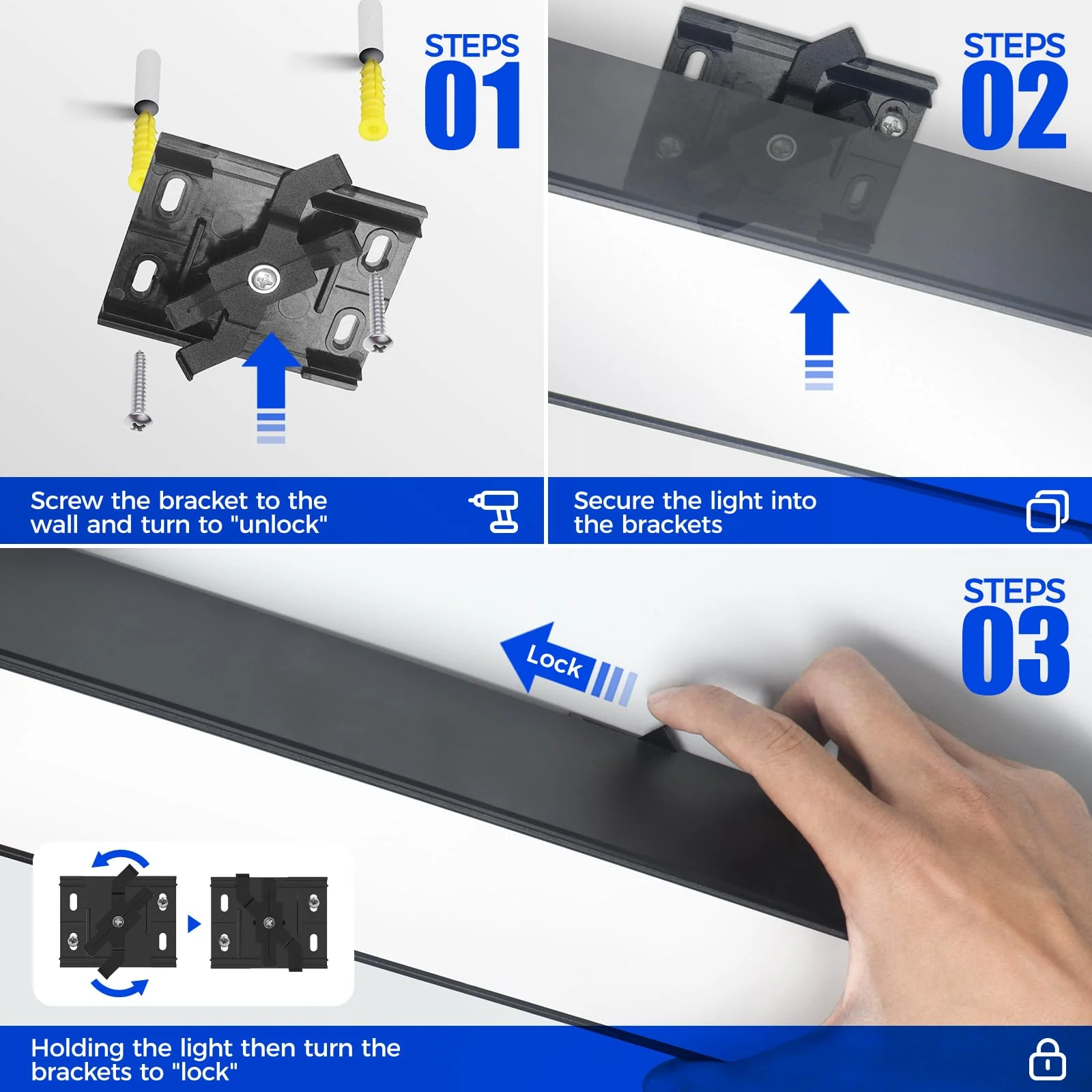 Barrina 5568-0-10V Series 2nd-Generation 45W LED Linear Lights 4FT 3000K - 6000K 4500LM | Seamless Connection & Dimmer Not Included - Image 9