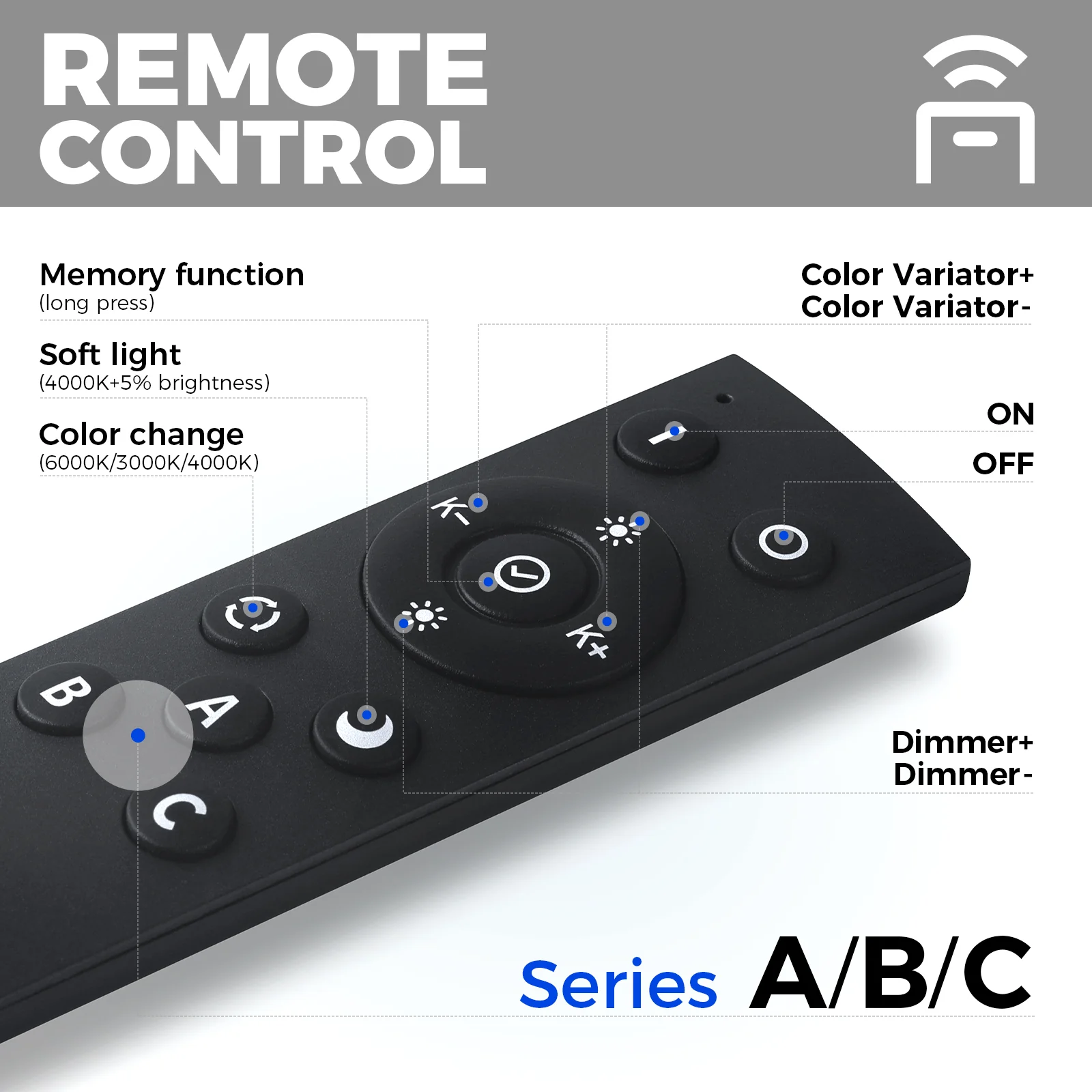 Barrina 7566 Remote Series 2nd-Generation 50W LED Linear Lights 4FT 3000K - 6000K 5800LM | Seamless Connection & Color Changing - Image 4