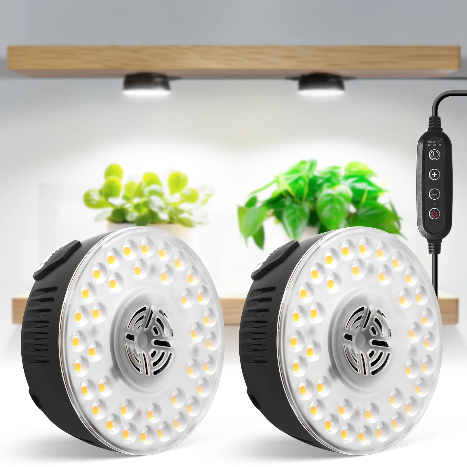 Barrina Orbgrow 9W LED Puck Grow Lights 5000K | Full Spectrum, Magnetic, Timer, Dimmable & Linkable | OG09 - Image 15