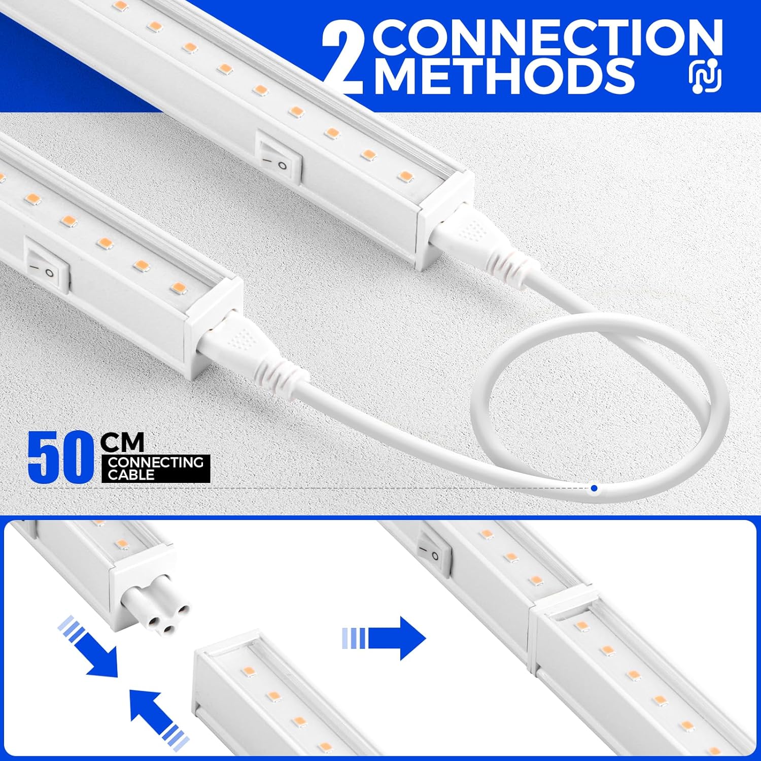 Barrina T5 10W LED Grow Light 2FT Yellow Light | Linkable | MF10 - Image 7
