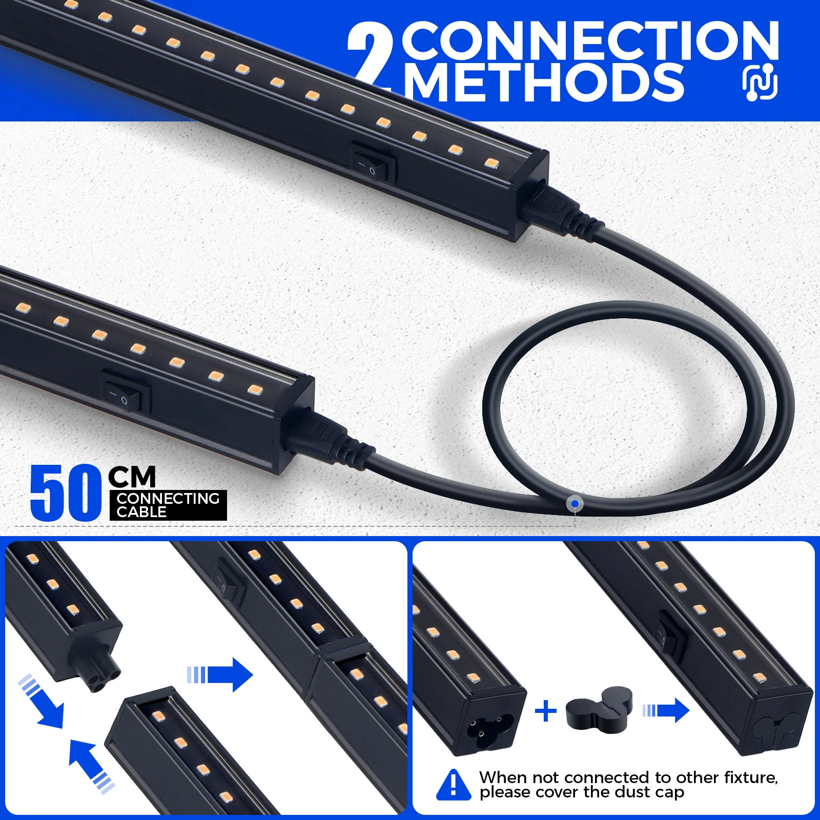 Barrina T5 10W LED Grow Lights 2FT Yellow Light | Magnetic Installation & Linkable | NF10 - Image 7