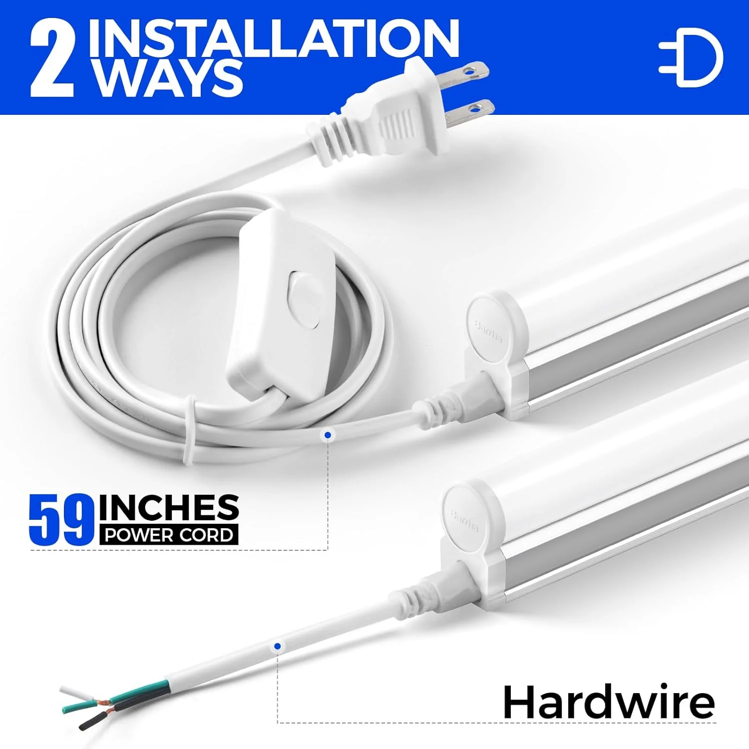 Barrina T5 20W LED Shop Lights 4FT 5000K 2200LM | Linkable & EMC | AAL20 - Image 5