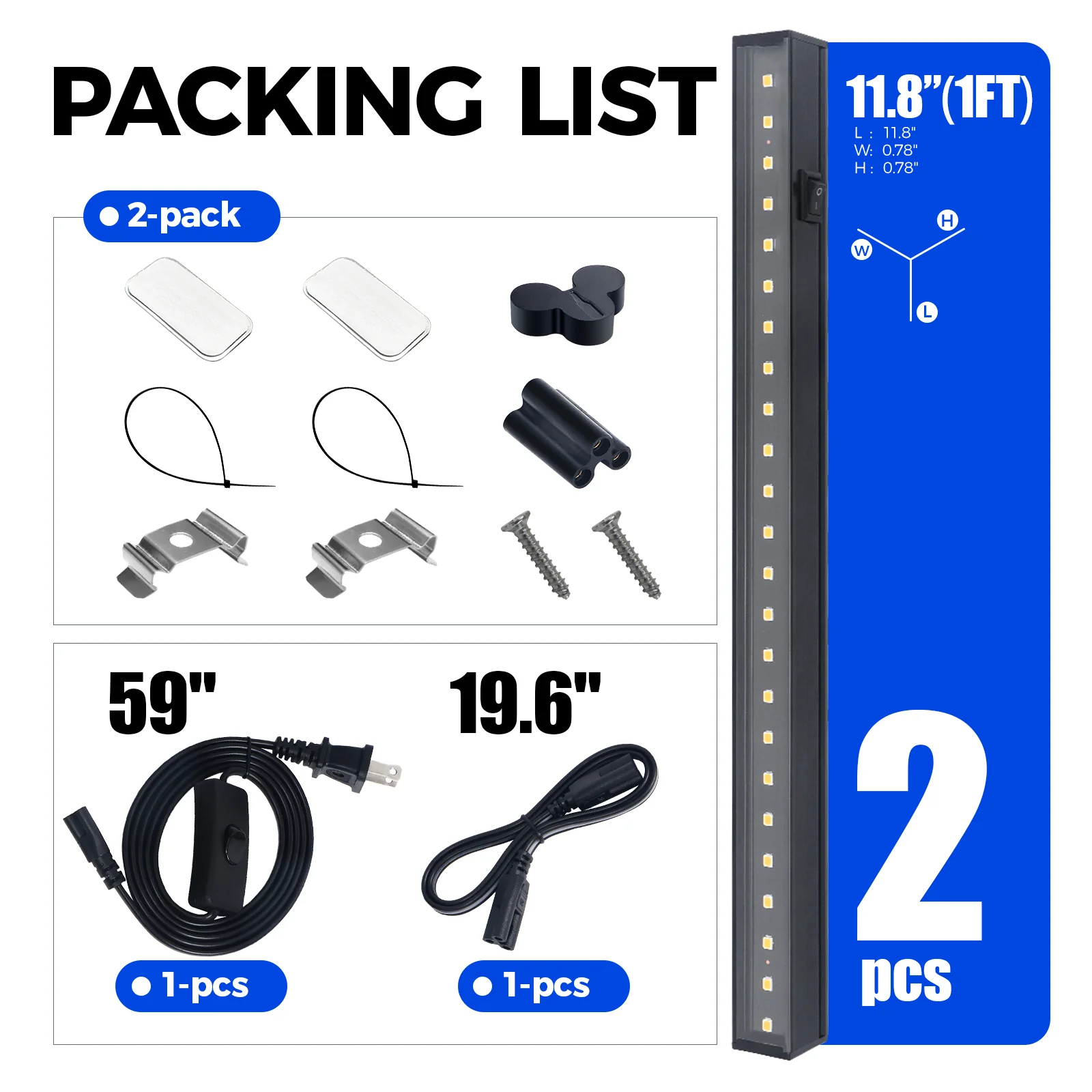 Barrina T5 5W LED Grow Lights 1FT 5000K | Full Spectrum, Magnetic & Linkable | NC05 - Image 9