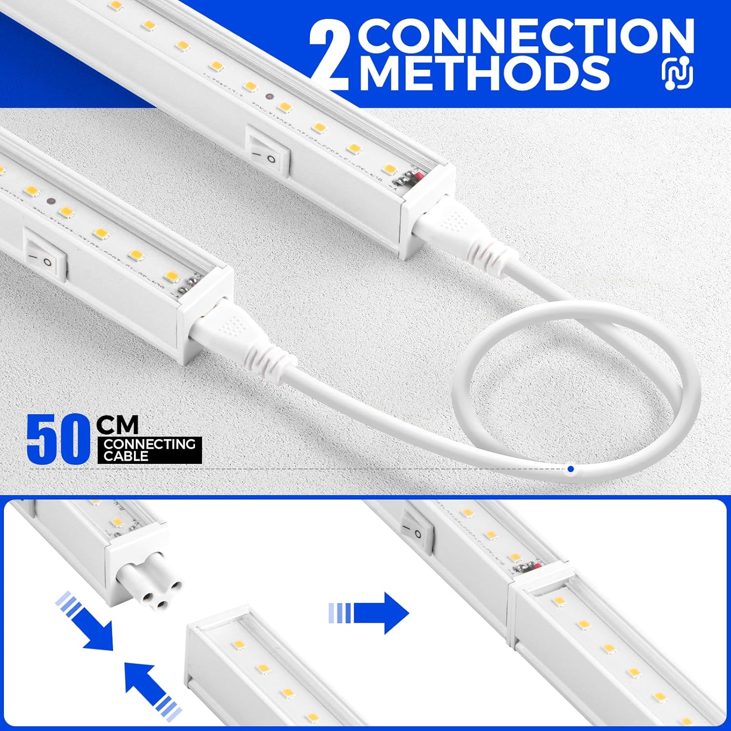 Barrina T5 5W LED Grow Lights 1FT 5000K | Full Specturm & Linkable | MC05 - Image 6