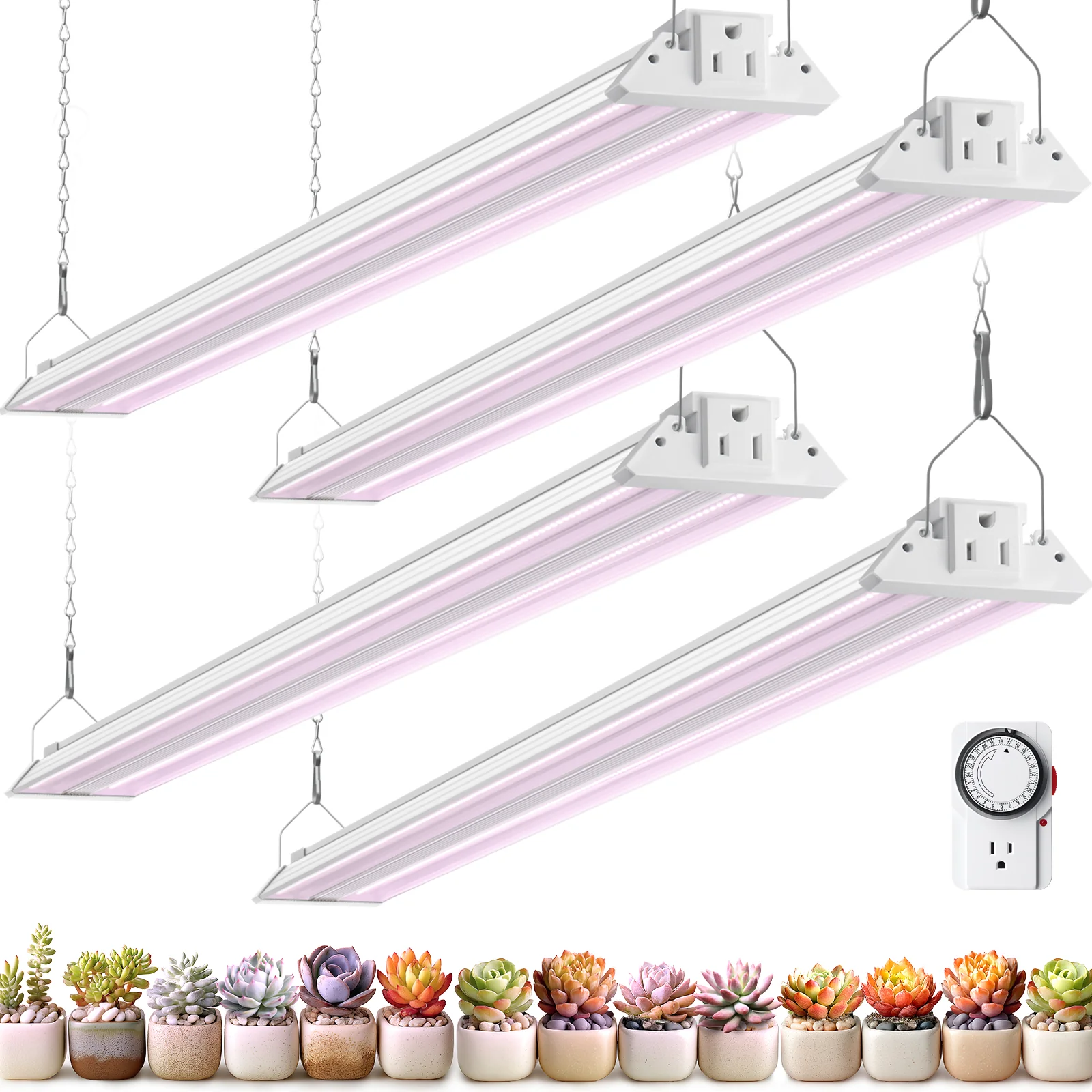 Barrina TX72 72W LED Grow Lights 4FT Purple Light | Full Spectrum & Linkable | TX-72 - Image 10